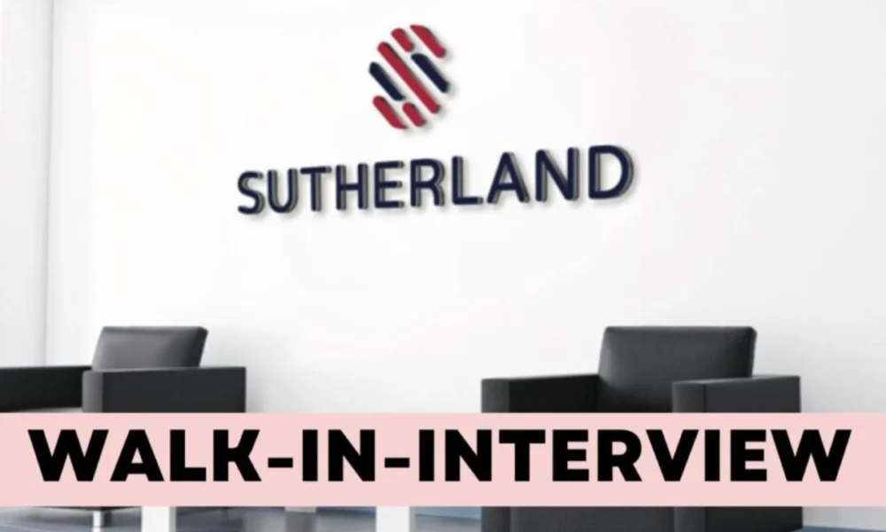 Sutherland WalkIn For Senior AR Caller In Hyderabad|| Freshers Apply